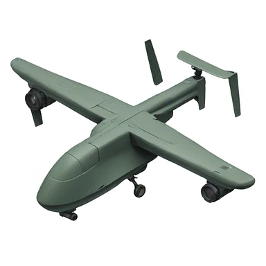 military drone sticker