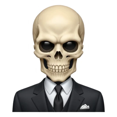 cinematic realistic Megadeth iconic mascot sticker