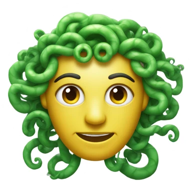 medusa de color  sticker