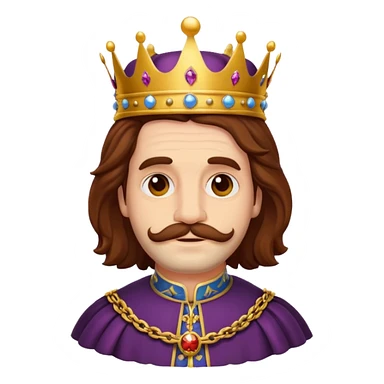 king charles sticker