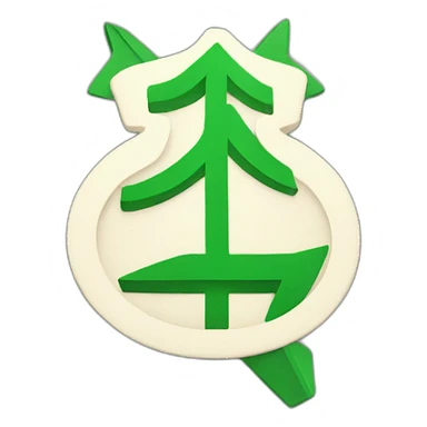 € symbol with an arrow in both directions sticker