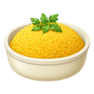 Pixel art yellow rice dish sticker