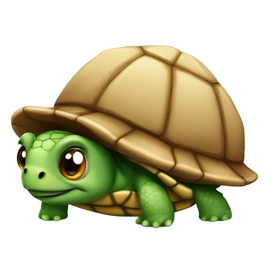 turtle with hat sticker
