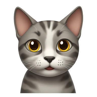 cat shaking head  sticker