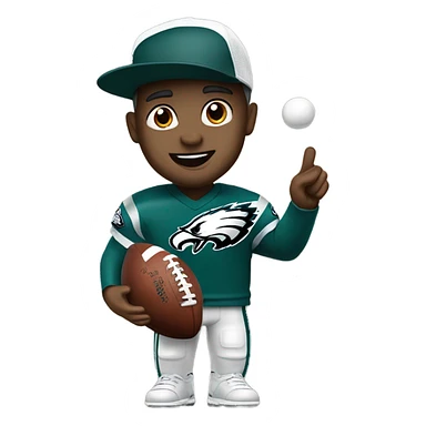 Philadelphia Eagles fan sticker