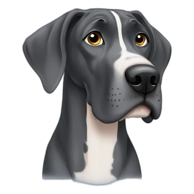 pregnant great dane sticker