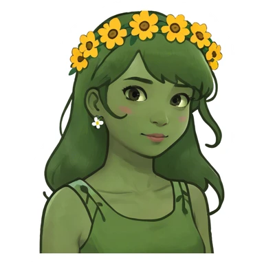 Thalahoon that wear a dress  sticker