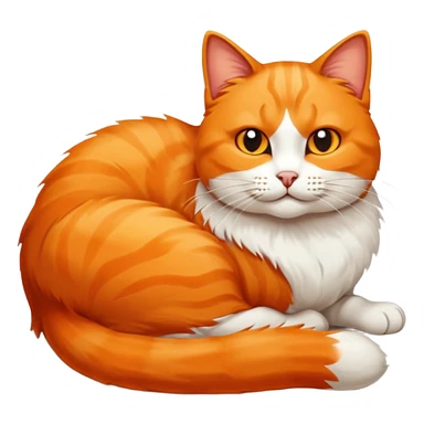 Squashed cat sticker