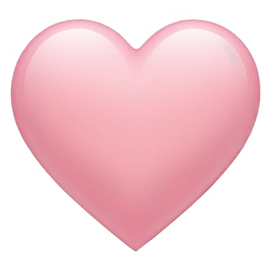Heart in babypink sticker