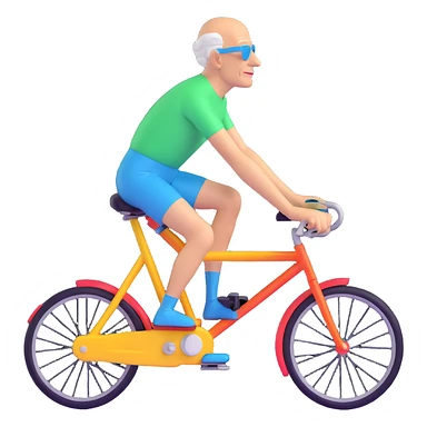 classic Albert Hofmann LSD blotter, small square with cartoon portrait of Hofmann riding a bicycle, psychedelic colors, no text sticker