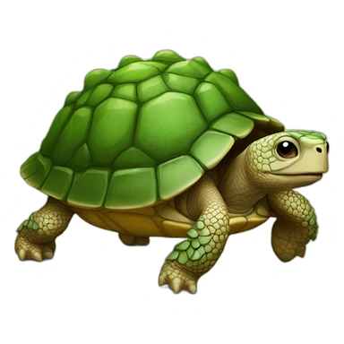 Herisson sur tortue sticker
