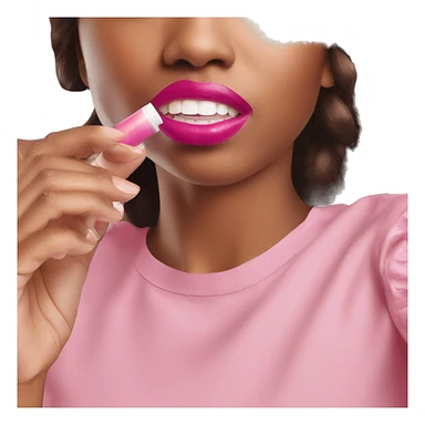 summer friday's pink sugar lip balm sticker