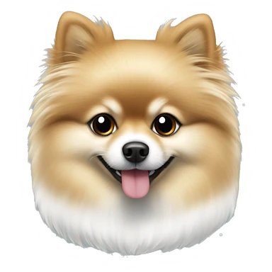 Pomerania blanco con suéter navideño sticker