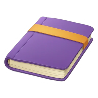 purple notebook sticker