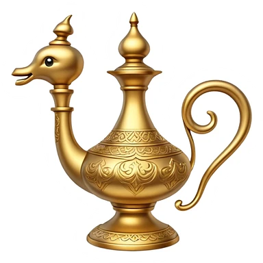Genie lamp sticker