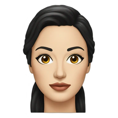 monica belucci hyperrealistic sticker