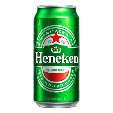 heineken can sticker