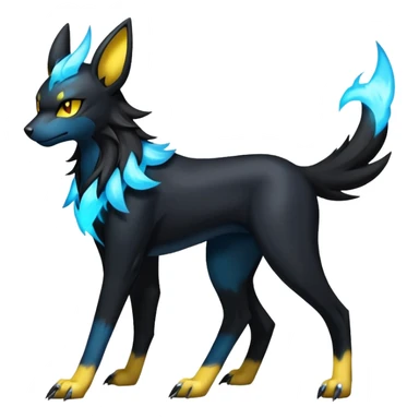 Umbreon-Luxray-Manectric-Houndoom-Pokémon-Fakémon-hybrid-creature sticker