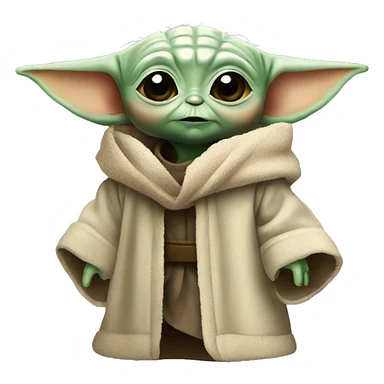 Star wars baby yoda sticker