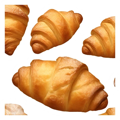 Almond croissant sticker