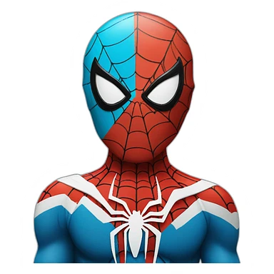 Spiderman with argentine flag sticker