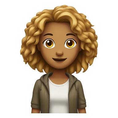 girl with lion  sticker