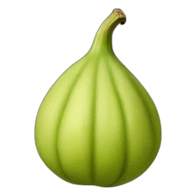 chartreuse fig fruit sticker