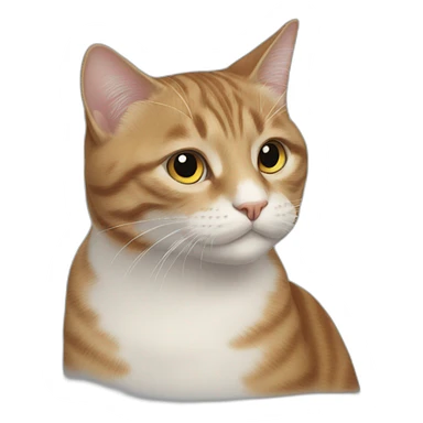edward the cat sticker