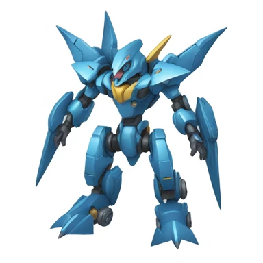 Sharpedo-Gabite-Salamence-Medabot-Mecha full body sticker