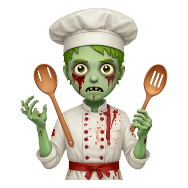 chef zombie sticker