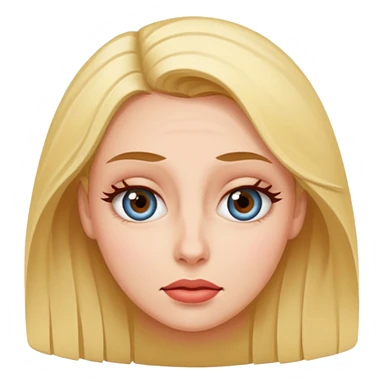 Woman roll eyes sticker