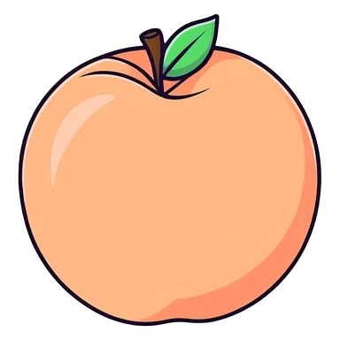 Best peach prize sticker