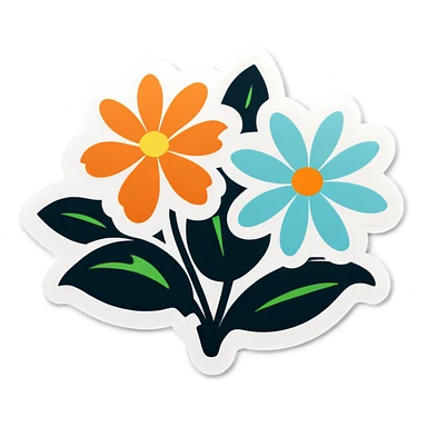 Flores  sticker