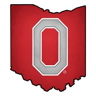 Ohio State Outline sticker