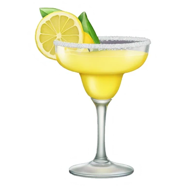 lemon drink margarita glass sticker