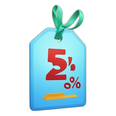 price tag sale sticker