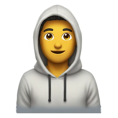 Chico con sudadera gap sticker