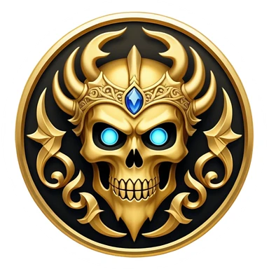 hades dark emblem  sticker