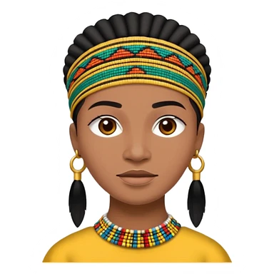 Zulu traditional head band (umqhele) sticker