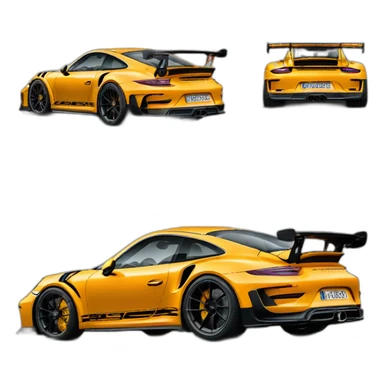 Porsche gt3 rs sticker