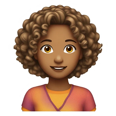 Mixed girl sticker