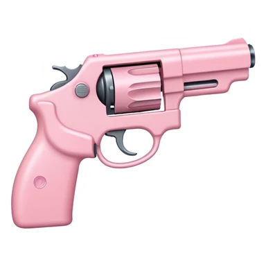 Light pink gun sticker