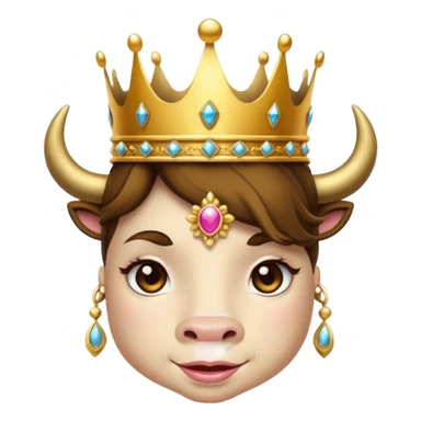 Bull princess sticker