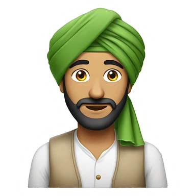 punjab guy in turban sticker