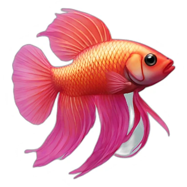 beta fish sticker