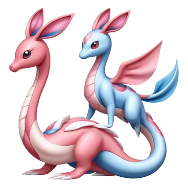Milotic-Sylveon-Dragonair-Pokémon full body sticker