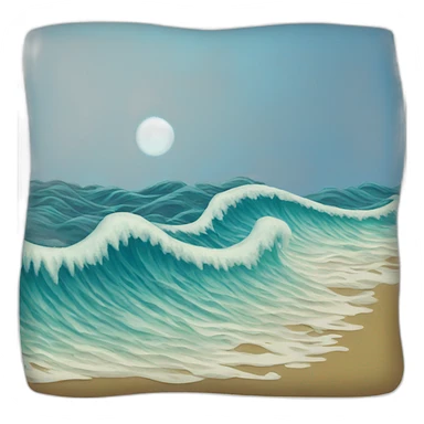Ocean waves sticker