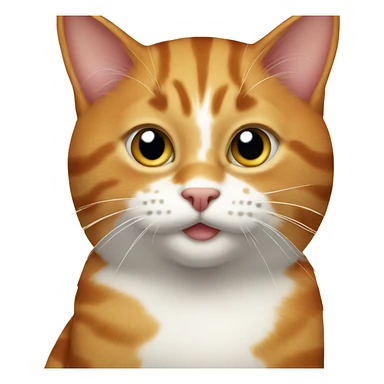 ginger spotted cat sticker