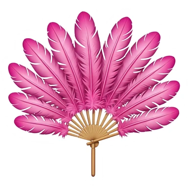 a-dovetail-consisting-of-pink-feathers-that-spread-out-in-a-fan-shape.-without-the-dove. sticker