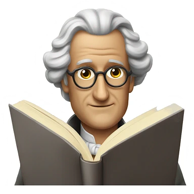 Goethe reading book sticker